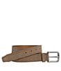 Color:Taupe - Image 1 - Collection Men's English Suede Baldwin Belt