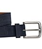 Color:Navy - Image 2 - Collection Men's English Suede Baldwin Belt