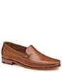 Color:Cognac - Image 1 - Collection Men's Baldwin Leather Venetian Loafers