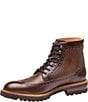 Johnston & Murphy Collection Men's Kingsbury Multi Color Wing Tip Boots - Image 5