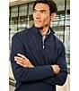 Johnston & Murphy Dalton Melange Quarter Zip Pullover - Image 3