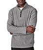 Johnston & Murphy Dalton Melange Quarter Zip Pullover - Image 1