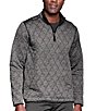 Johnston & Murphy Diamond Quilted Quarter-Zip Pullover,New Products : American Fashion Style Bags On Sale