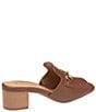 Johnston & Murphy Edith Leather Bit Buckle Slide Sandals - Image 2