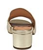 Johnston & Murphy Edith Leather Bit Buckle Slide Sandals - Image 3