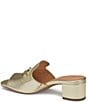 Johnston & Murphy Edith Leather Bit Buckle Slide Sandals - Image 4