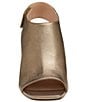 Color:Bronze - Image 5 - Evelyn Leather Back Strap Block Heel Sandals