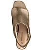 Color:Bronze - Image 6 - Evelyn Leather Back Strap Block Heel Sandals