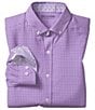 Johnston & Murphy Gameday XC4 Gingham Long Sleeve Woven Shirt - Image 1
