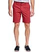 Color:Red - Image 1 - Garment-Dye 9#double; Inseam Stretch Chino Shorts