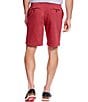 Color:Red - Image 2 - Garment-Dye 9#double; Inseam Stretch Chino Shorts