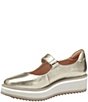 Johnston & Murphy Gracelyn Metallic Leather Platform Mary Janes - Image 5