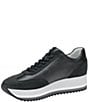 Color:Black - Image 5 - Gracie Side Zip Platform Sneakers