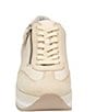 Color:Bone - Image 6 - Gracie Side Zip Platform Sneakers