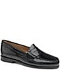 Johnston & Murphy Hayes Oiled Leather Penny Keeper Loafers - Image 1