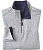 Johnston & Murphy Icon Reversible Quarter-Zip Pullover, Color:Navy/Storm - Image 1