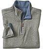 Johnston & Murphy Icon Reversible Quarter-Zip Pullover, Color:Blue/Gray - Image 2