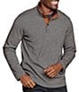 Johnston & Murphy Knit Jacquard Quarter-Snap Pullover, Color:Gray - Image 1