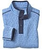 Color:Light Blue - Image 1 - Little/Big Boys 4-16 Long Sleeve Diamond Quilted Quarter-Snap Pullover