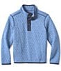 Color:Light Blue - Image 2 - Little/Big Boys 4-16 Long Sleeve Diamond Quilted Quarter-Snap Pullover
