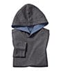 Color:Charcoal/Blue - Image 1 - Little/Big Boys 4-16 Long-Sleeve Reversible Solid Hoodie