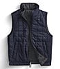 Color:Navy - Image 3 - Little/Big Boys 4-16 Sleeveless Reversible Quilted/Knit Vest