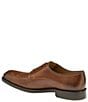 Color:Tan - Image 5 - Meade Woven Leather Lace-Up MocOxfords