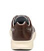 Color:Brown - Image 4 - Men's Activate U-Throat Perforated Leather Sneakers