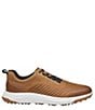 Color:Tan - Image 2 - Men's Amherst GL1 Waterproof Oiled Leather Golf Shoes
