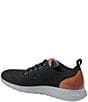 Color:Black - Image 5 - Men's Amherst Knit U-Throat Sneakers