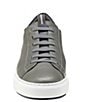 Color:Gray - Image 6 - Men's Anson Lace-To-Toe Leather Sneakers