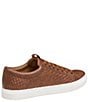 Color:Tan - Image 3 - Men's Banks Woven Lace-to-Toe Leather Sneakers