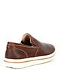 Color:Brown Oiled - Image 2 - Men's Bowling Venetian Leather Slip-On Shoes