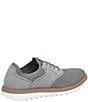 Color:Gray - Image 2 - Men's Braydon Knit Plain Toe Oxford Sneakers
