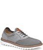 Color:Gray - Image 1 - Men's Braydon Knit Plain Toe Oxford Sneakers