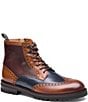 Johnston & Murphy Men's Britton Tri-Color Wingtip Boots - Image 1
