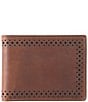 Johnston & Murphy Men's Color Blocked Perforated Billfold Wallet - Image 1
