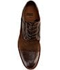 Johnston & Murphy Men's Conard 2.0 Suede Hand-finished Leather Cap Toe Oxfords - Image 5