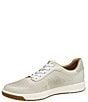 Color:White - Image 6 - Men's Daxton U-Throat Perforated Leather Sneakers