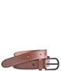 Johnston & Murphy Men's Double Contrast Stitched Belt, Color:Tan - Image 1