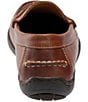 Color:Mahogany - Image 2 - Men's Fowler Leather Penny Loafers