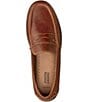 Color:Mahogany - Image 3 - Men's Fowler Leather Penny Loafers