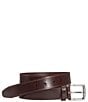 Johnston & Murphy Men's Glazed Leather Belt - Image 1