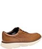 Johnston & Murphy Men's Hayden Leather Stretch Lace U-Throat Sneakers - Image 3