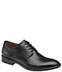 Color:Black - Image 1 - Men's Henrick Plain Toe Lace-Up Shoes