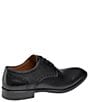 Color:Black - Image 3 - Men's Henrick Plain Toe Lace-Up Shoes