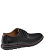 Color:Black/Tan - Image 3 - Men's Holden Leather Plain Toe Oxfords