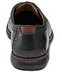 Color:Black/Tan - Image 4 - Men's Holden Leather Plain Toe Oxfords