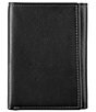 Color:Black - Image 1 - Men's Leather Trifold Wallet