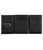 Color:Black - Image 4 - Men's Leather Trifold Wallet